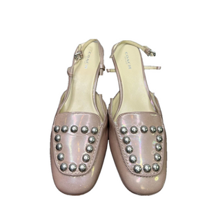 Coach, Studded Slingback Shoe 7.5